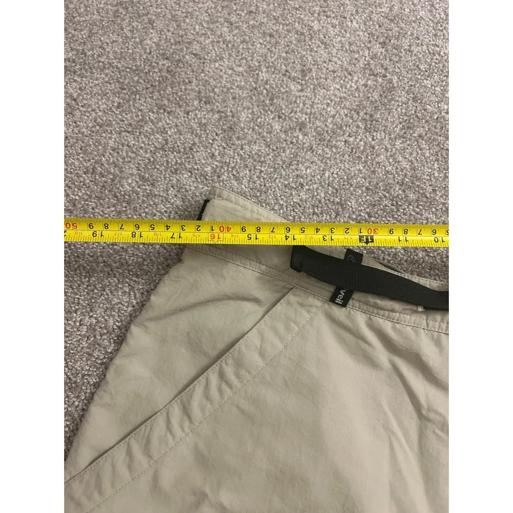 Cloudveil Hiking Shorts Mens 38 Tan Excellent Supplex Nylon Belted Cargo Trail
